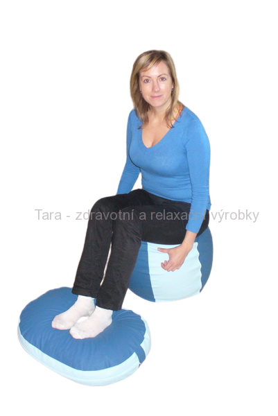 Polohovací sedák KRISTYT4E ve tvaru 6-ti dílného míče, omyvtelný